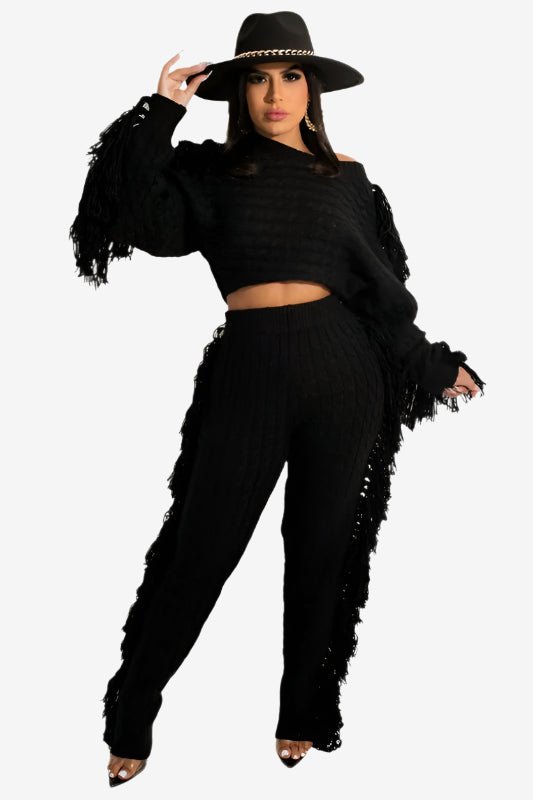 Fringe On Fleek Pants Set - KIOKO