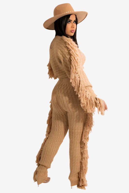 Fringe On Fleek Pants Set - KIOKO