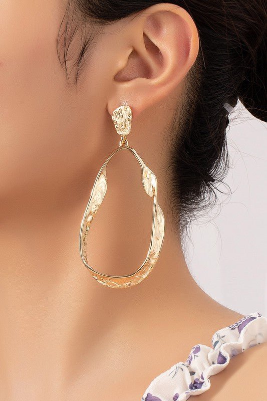 Galene Twisted Hoop Earrings - KIOKO