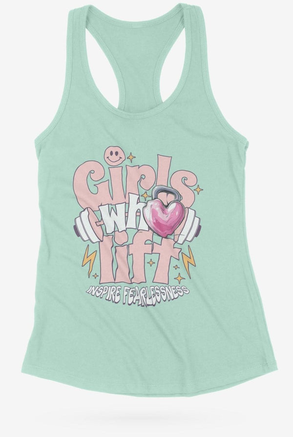 Girls Who Lift Racerback Tank - KIOKO