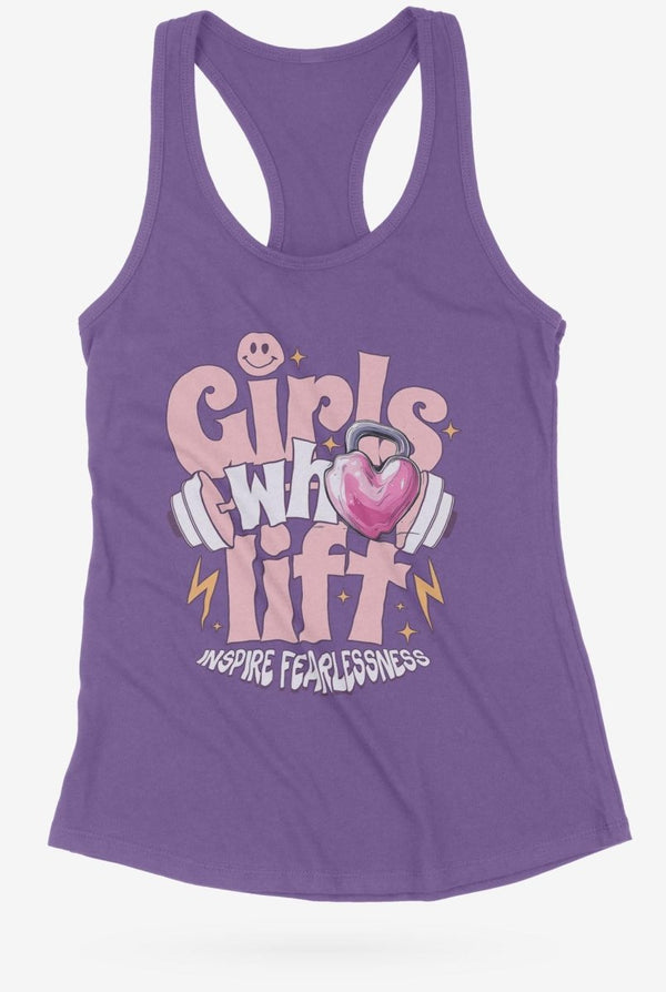 Girls Who Lift Racerback Tank - KIOKO