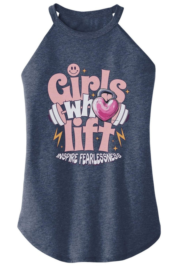 Girls Who Lift Rocker Tank Top - KIOKO