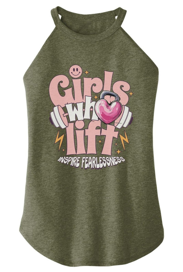 Girls Who Lift Rocker Tank Top - KIOKO
