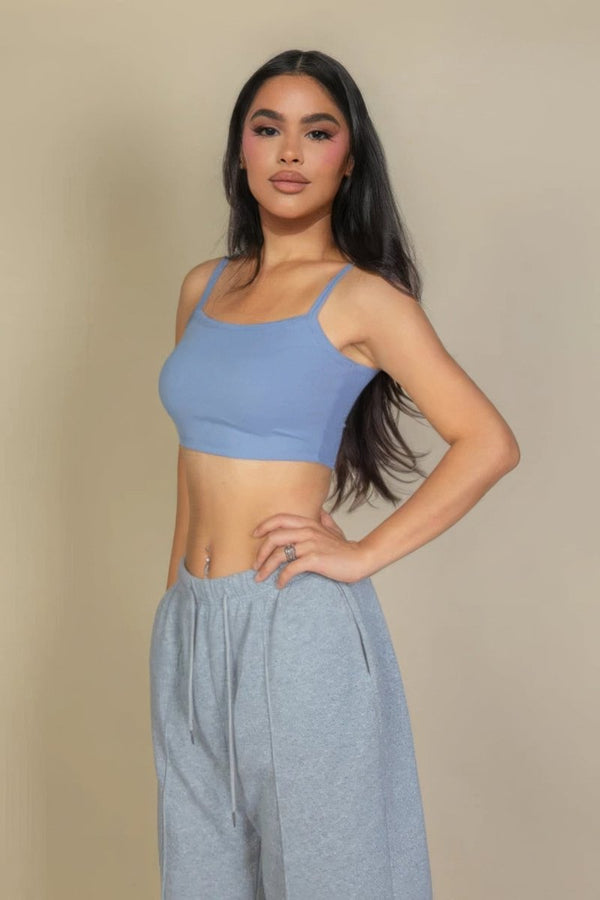 Glow Getter Cami Crop Top - KIOKO