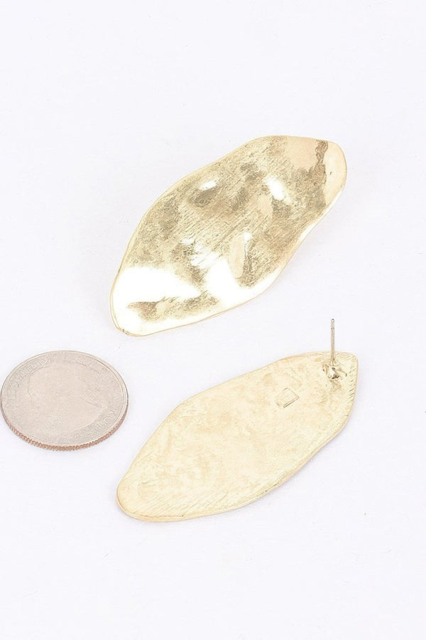 Gold Plated Metal Earring - KIOKO