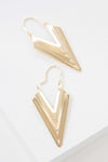 Golden Mirage Hook Earrings - KIOKO