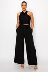 Gotham Drip Palazzo Pants Set - KIOKO