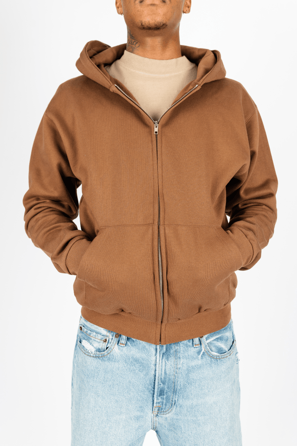 Greenhouse Heavyweight Boyfriend Zip Up - KIOKO