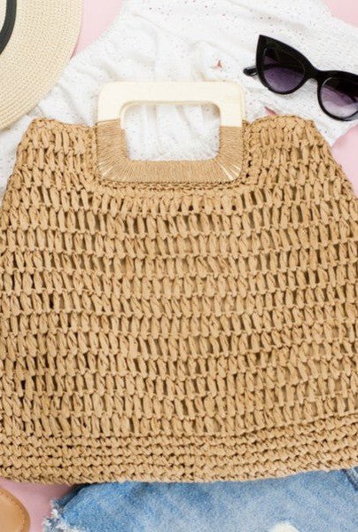 Haven Oversized Straw Tote - KIOKO