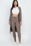 Hustle And Flow Cardigan Leggings Set - KIOKO