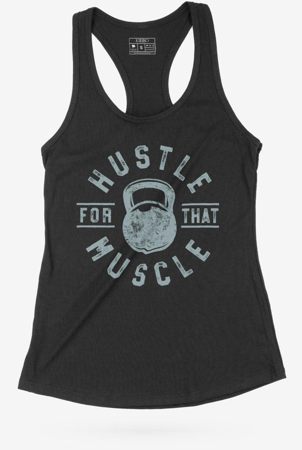 Hustle Muscle Racerback Tank - KIOKO