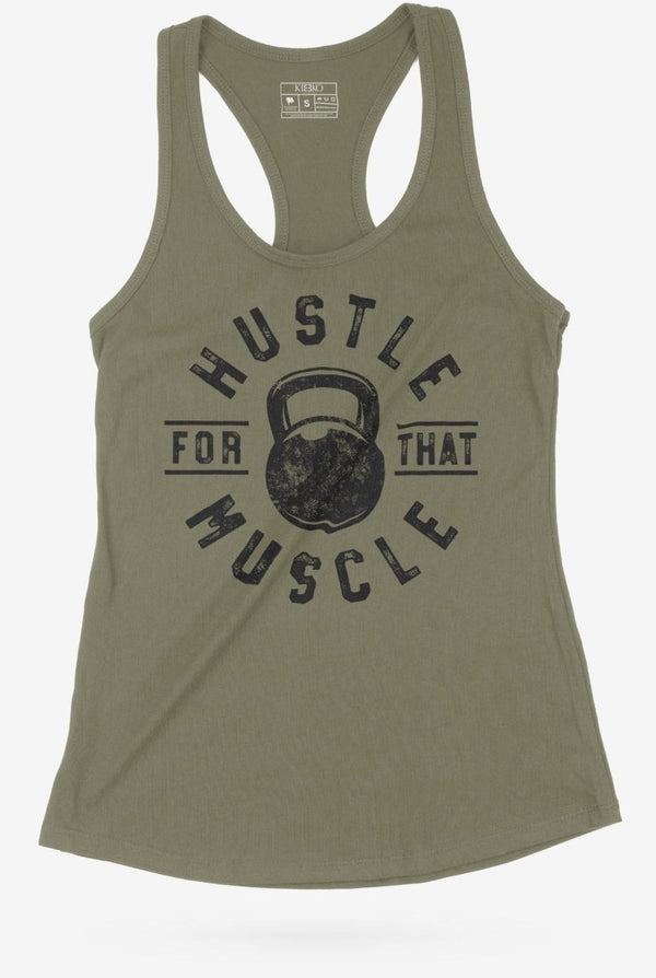Hustle Muscle Racerback Tank - KIOKO