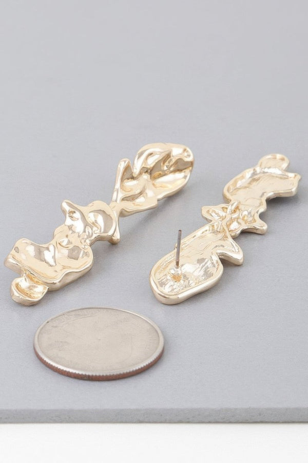 Hustleaux Stud Earrings - KIOKO