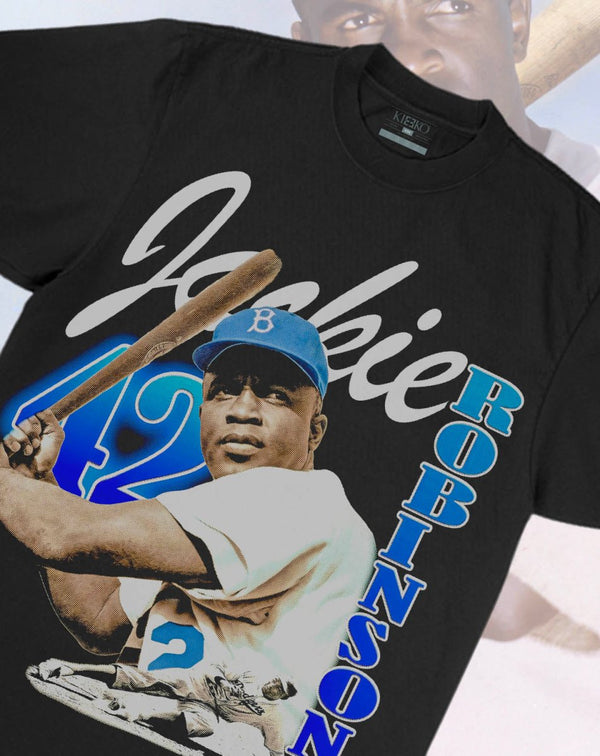 Jackie Robinson Heavyweight Graphic Tee - KIOKO