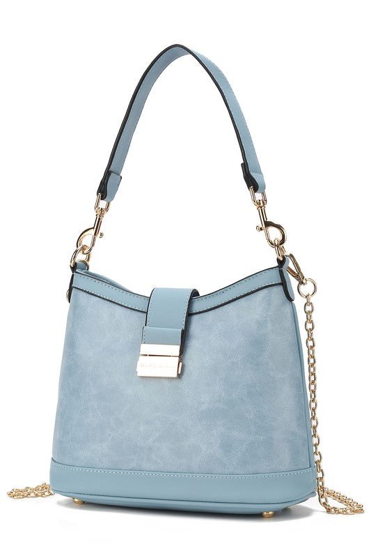 Jersey Shore Vegan Leather Shoulder Bag - KIOKO