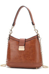 Jersey Shore Vegan Leather Shoulder Bag - KIOKO