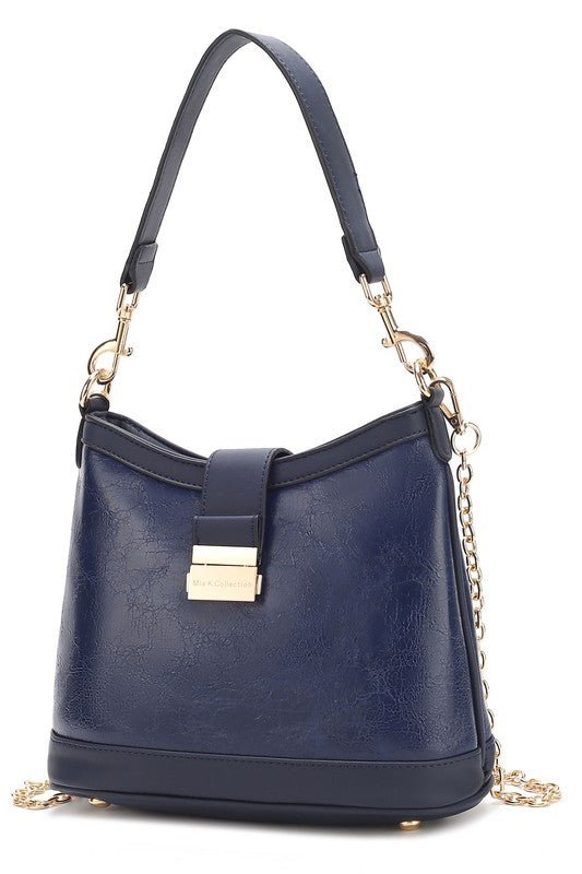 Jersey Shore Vegan Leather Shoulder Bag - KIOKO