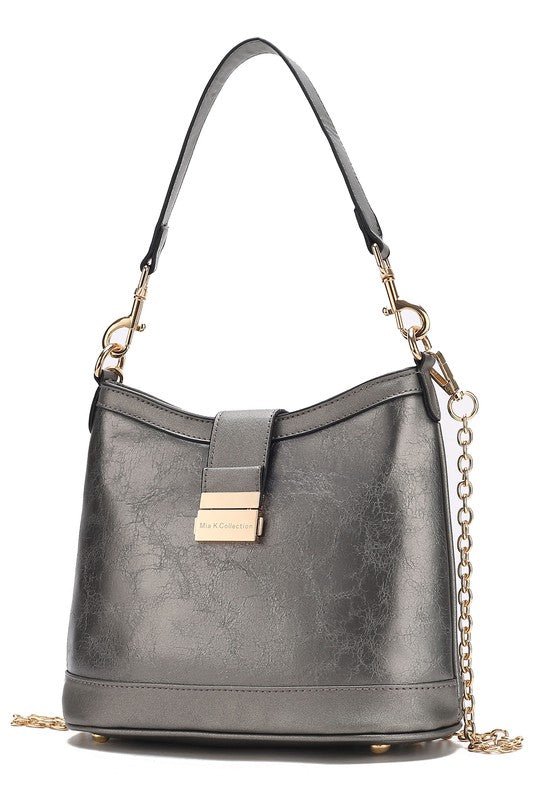 Jersey Shore Vegan Leather Shoulder Bag - KIOKO