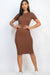 Karma Bodycon Midi Dress - KIOKO