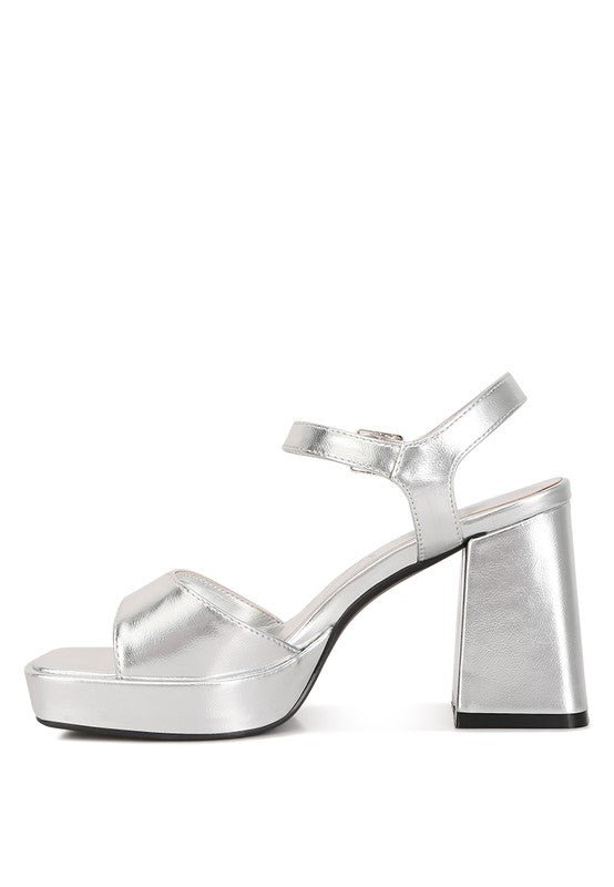 Kenna Chunky Heel Sandals - KIOKO