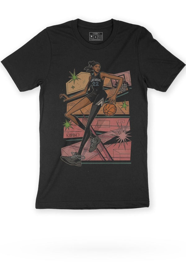 Kids' - Aja Wilson Graphic Tee - KIOKO