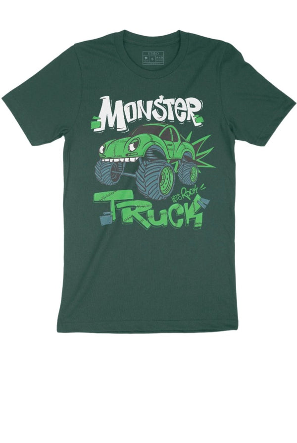 Kids' - Monster Truck Graphic Tee - KIOKO