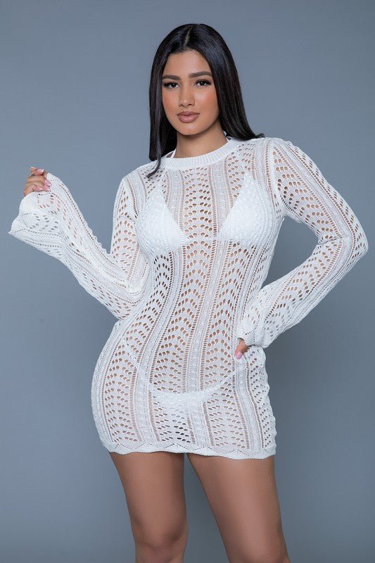 Kinsley Crochet Mini Dress - KIOKO