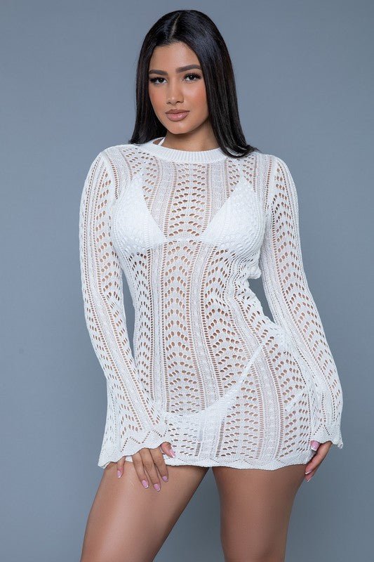 Kinsley Crochet Mini Dress - KIOKO