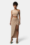 Poppin In Prague Crop Top & Maxi Skirt Set - KIOKO