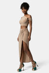 Poppin In Prague Crop Top & Maxi Skirt Set - KIOKO