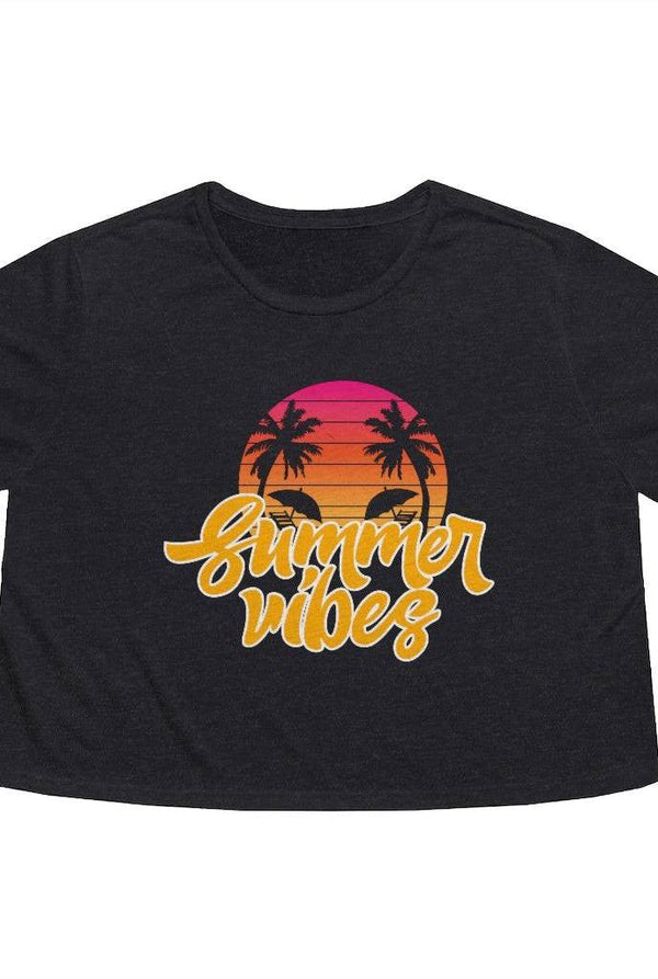 Summer Vibe's Flowy Crop Top - KIOKO