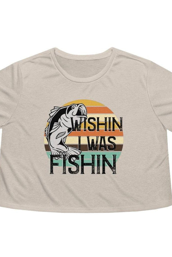 Gone Fishin Flowy Crop Top - KIOKO