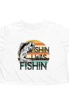 Gone Fishin Flowy Crop Top - KIOKO