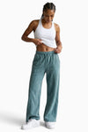 Mauved Up Acid Wash French Terry Joggers - KIOKO