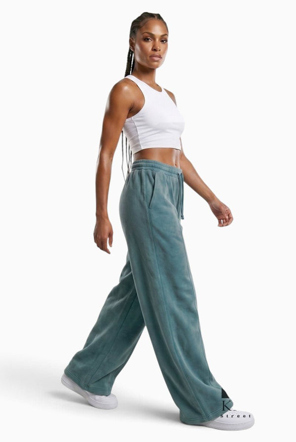 Mauved Up Acid Wash French Terry Joggers - KIOKO