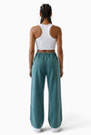 Mauved Up Acid Wash French Terry Joggers - KIOKO