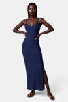 Look But Don't Side Slit Maxi Dress - KIOKO