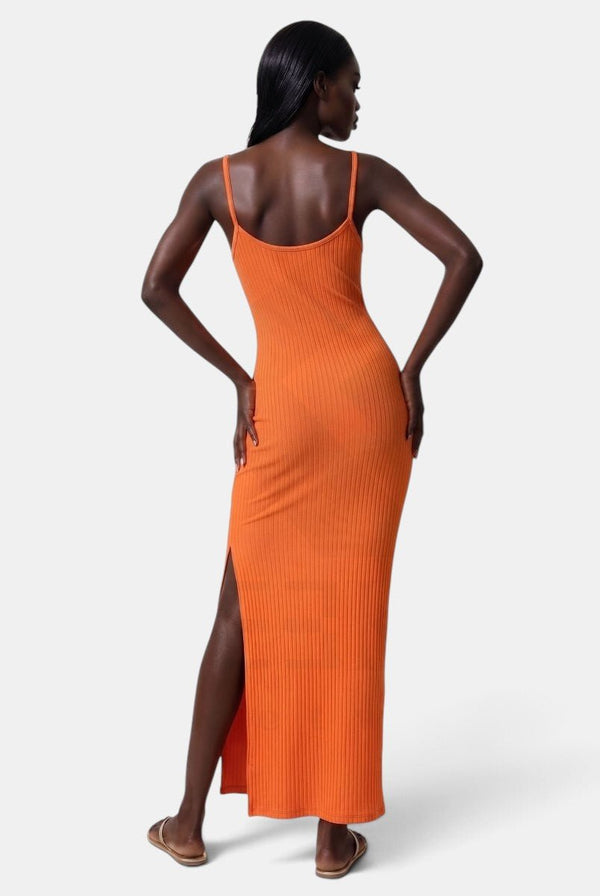 Look But Don't Side Slit Maxi Dress - KIOKO