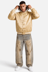 Big League Satin Varsity Bomber Jacket - KIOKO