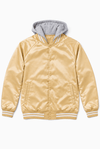 Big League Satin Varsity Bomber Jacket - KIOKO