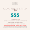 Gang Sheet Set Up Fee Transfers - KIOKO