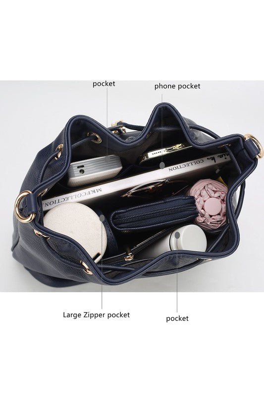 Larissa Bucket Handbag with Wallet - KIOKO