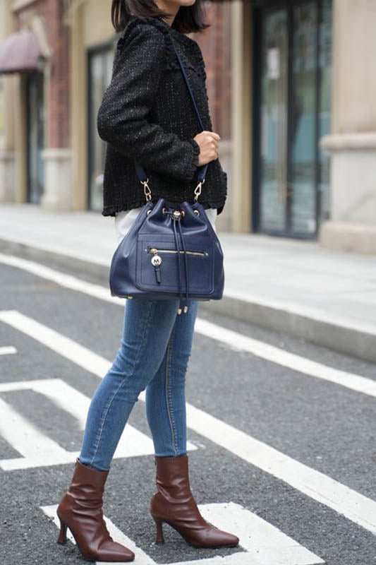 Larissa Bucket Handbag with Wallet - KIOKO