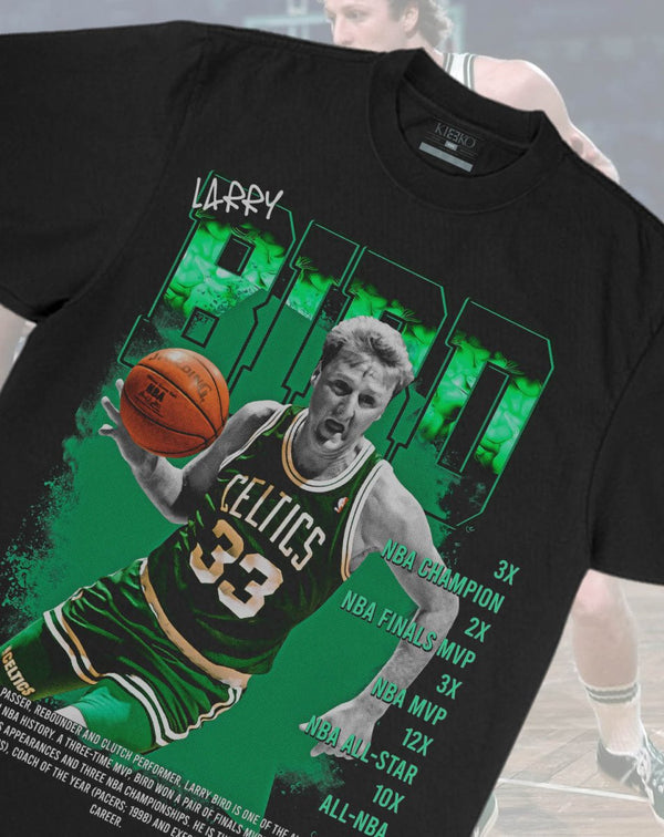 Larry Bird Heavyweight Graphic Tee - KIOKO