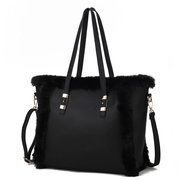 Liza Faux Fur Tote Bag - KIOKO