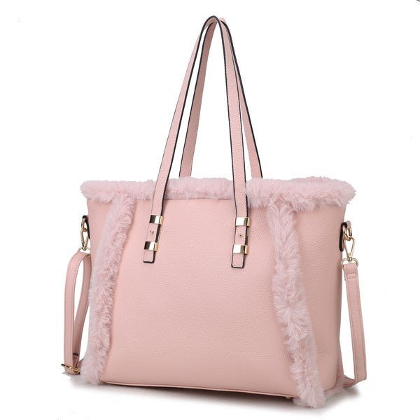 Liza Faux Fur Tote Bag - KIOKO