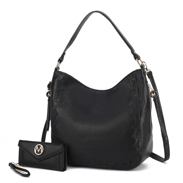 Lucille Vegan Leather Shoulder and Wallet - KIOKO