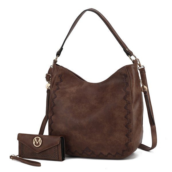 Lucille Vegan Leather Shoulder and Wallet - KIOKO