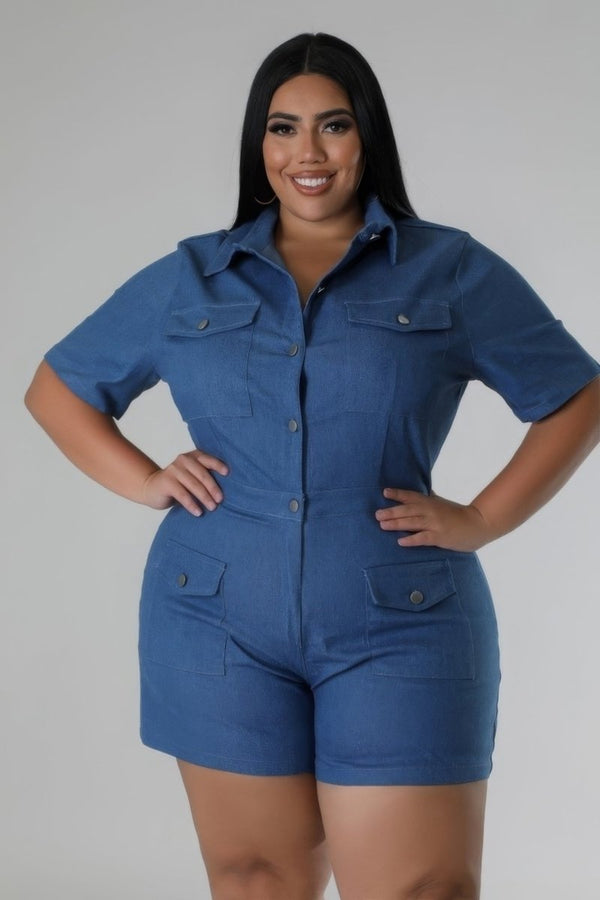 Mia Blues Romper - KIOKO