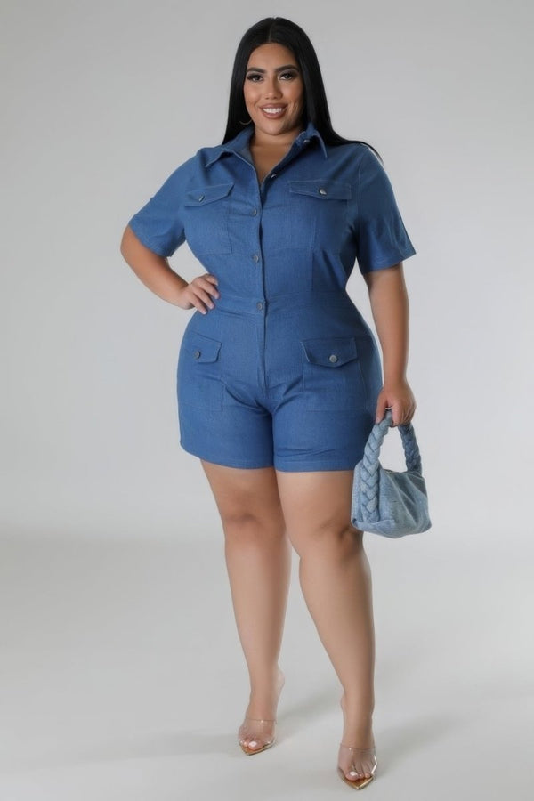 Mia Blues Romper - KIOKO